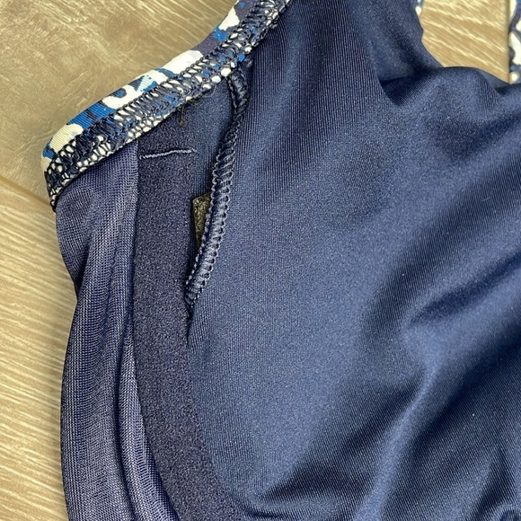 Lands’ End D-Cup Square Neck Underwire Tankini Swimsuit Top 14 D - Picture 14 of 14